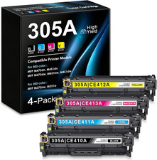 Chip 4-Pack Toner Cartridge BCMY MYWEET 305A Compatible With HP picture