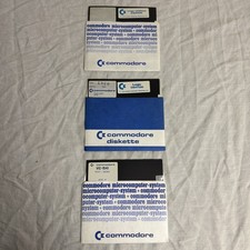 Commodore Floppy Disk Diskette Software Vic 1541 Logo Utilities Logo Game picture