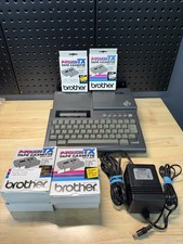 Brother P-Touch XL PT-8000 Label Maker w/ Adapter & 6 Tape Cassettes Tested picture