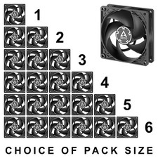 Arctic P9 Max 92mm PWM Case Fan Black 4300 RPM 58.25 CFM 12V 4-Pin Pack picture