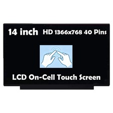 New LCD Screen Display Panel for NT140WHM-T00 V8.2 V8.3 OnCell Touch HD 1366x768 picture