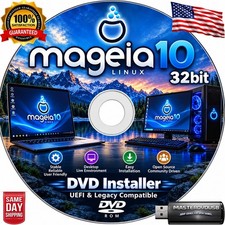 Mageia 10 Linux 64-Bit Bootable DVD UEFI & Legacy | SHA256 Verified | Stable OS picture