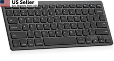 Arteck Ultra-Slim Bluetooth Keyboard Compatible with iPad Black picture