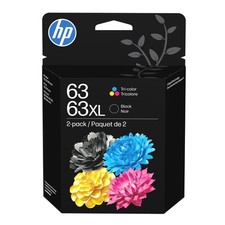 HP L0R48AN#RFD 63 Clr/63XL Blk Ink Cartridge Combo 2-Pk picture