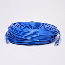 New 300ft Blue RJ45 CAT6 Ethernet LAN Network Internet Computer Solid Wire 23 AW picture