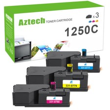 Color Toner Set For Dell 1250 C1760NW C1765NF C1765NFW 1250C 1350cnw 1355cnw picture