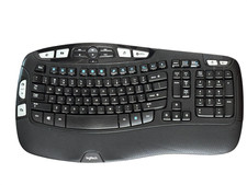 LOGITECH K350 Wireless Ergonomic Keyboard 920-004481 TURNS ON NO DONGLE picture