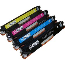 *4 Pack Color Toner Set Fits HP 126A CE310A-CE313A Color LaserCP1025nw M275 M175 picture