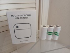 Multi Functional Mini Printer Blue Tooth with 3 rolls of paper, DA6311387-TYK-BP picture