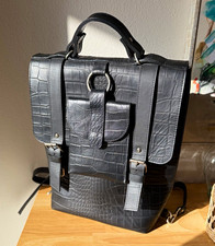 Authentic European Designer Genuine Leather Backpack – Laptop Bag picture