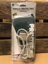 Woods Parallel Printer Cable 10’ 25 Pin Male 36 Pin Male Bi Directional Open Box picture
