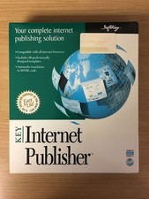 KEY Internet Publisher™ by SoftKey® CD-ROM (1997) Factory Sealed picture