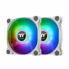 Thermaltake CL-F098-PL14SW-B Pure Duo 14 ARGB Sync Radiator Fan (2 Pack)-White picture