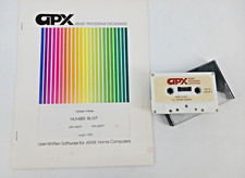 Atari Program Exchange 400 / 800 Number Blast Cassette Tape w/ Manual APX-10097 picture