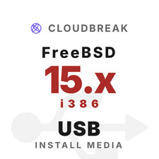 FreeBSD 15.x i386 Bootable/Live Install USB NEW picture