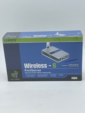 Linksys Wireless-G PrintServer Model No: WPS54G New Sealed picture
