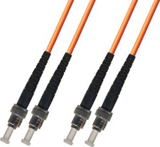 150M Multimode Duplex Fiber Optic Cable 62.5/125 ST Patch Cable Patch Cord picture