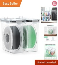 Durable 2-Pack Filament Storage Box with Silicon Seal - Perfect for 3D Filaments picture