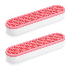 ESIW 2 PCS Multi-Purpose Cosmetic Storage Box, Desktop Organizers Pink picture