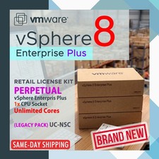 VMware vSphere Enterprise Plus v.8 Perpetual 1 CPU License - UC NSC RETAIL NEW picture