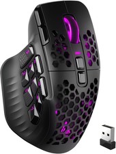 Solakaka Pro SM809 Tri Mode Wireless MMO Mouse Black - Open Box - New & Unused picture