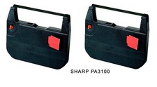 2 x Ribbon Size 301N Nylon SHARP Portable PA-3000 PA-3020 PA-3100 PA-3140 W1410 picture