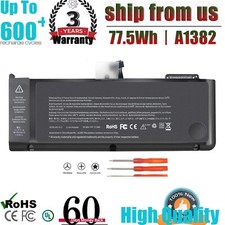 A1382 BATTERY 77.5Wh For MacBook Pro 15