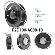 New sealed R2D190-AC08-10 415VAC 43/52W φ190MM Ebmpaps Industrial control fan picture