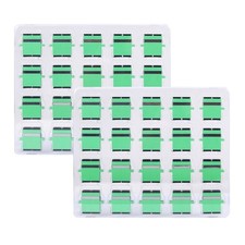 40 PCS SCAPC Fiber Optic Coupler SC Female To Duplex Singlemode Adapter picture