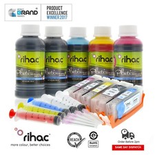 Rihac Refillable Cartridges suits CANON TS5060 TS6060 using PGI670 CLI671+ Inks picture