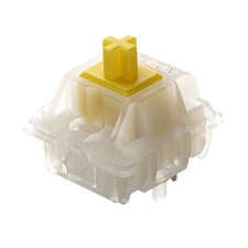 Gateron Milky Yellow Pro V2 Linear Keyboard Switches Pre-lubed 5-Pin 90PCS picture
