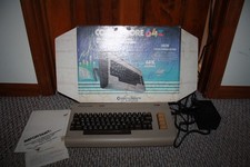 Commodore 64 Personal Computer w Power Supply Original Box picture