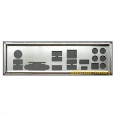 For MSI X370 GAMING PLUS Shield I/O IO Rear Baffle Backplate Motherboard picture