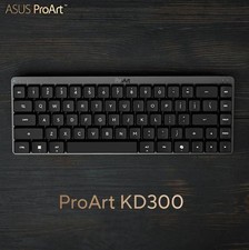 ASUS ProArt KD300 Tri-Mode Wireless Ultra Slim Keyboard + MD301 Mouse For PC picture