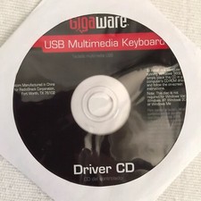 Gigaware USB Multimedia Keyboard Driver CD picture