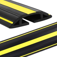 6.5ft Floor Cable Protector Heavy Duty PVC Cord Cover For Home Office And Out... picture