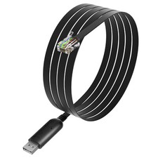 6P4C RS232 Serial Cable with FTDI-FT232 Chip Adapter for APC PDU UPS 6.5ft / 2M picture