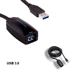 KNTK 16ft SuperSpeed USB 3.0 Active Extension Repeater Cable 5Gbps PC Data picture