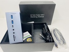 USB C Docking Station, Intpw Docking Station with 2 HDMI & DP for Triple 4K@30Hz picture