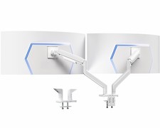 Heavy Duty Dual Ultra-Wide Monitor Tension Arm for up to 45 inch Screens, Hol... picture