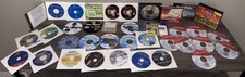 Huge Vintage Software & Driver Discs Lot OS Linux Mint Windows 95 Floppy Drivers picture