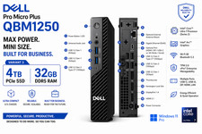 NEW QBM1250 Dell Pro Micro Plus Desktop Intel Core Ultra 7 4TB SSD 32GB DDR5 RAM picture