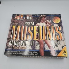 SEALED Great Museums Of The World, 1999 Big Box PC, CounterTop Software CD Win95 picture