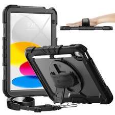Timecity for iPad 9th/ 8th/ 7th Generation Case with 10.2 inch, Black+ Black picture