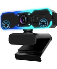 NBPOWER 1080P 60FPS Streaming Camera Webcam w/Microphone & Fill RGB Light Autof. picture