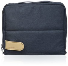 Pencil Case Pouch Foldable Stand Up Large Capacity Navy Khaki KOKUYO Portable picture