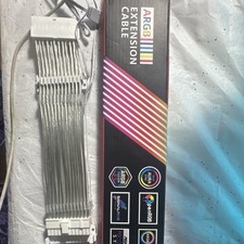 ARGB Lighting 24 Pin Extension Cable White Compatible with ASUS MSI ASRock 5V picture