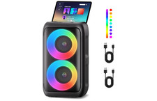 Bluetooth Speaker with 2 Rechargeable Wireless Microphone - Portable Party Sp... picture