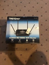 TRENDnet AC2600 MU-MIMO WiFi Router Dual Band Gigabit TEW-827DRU Black picture