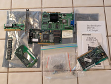 Vintage MAC 6pc Lot MACINTOSH Apple Computer CARDS w/BOXES Docs + MORE See Pics picture